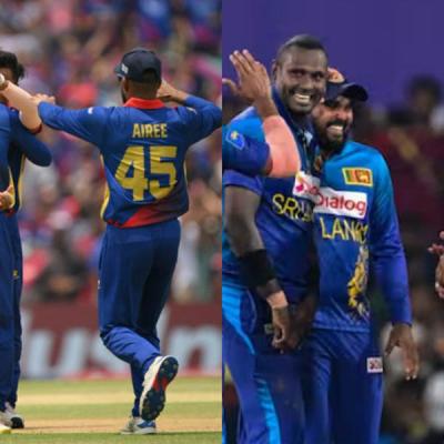 ශ්‍රී ලංකා - නේපාල තරගයේ ජය වර්ෂාවට ?